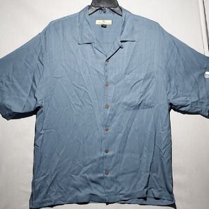 Tommy Bahama 100% silk short sleeve camp shirt‎ men's size large
